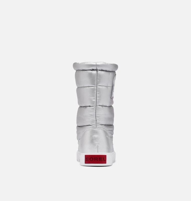 Sorel Dam Vinterkängor Silver - Joan Of Arctic™ Next Lite Mid Puffy Låga - REU-859071